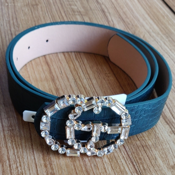 Accessories - Crystal rhinestones buckle belt
